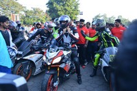 Naga Chaitanya at Stop Speed Awareness Walk